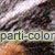 parti color dog coat color