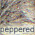 peppered dog coat color